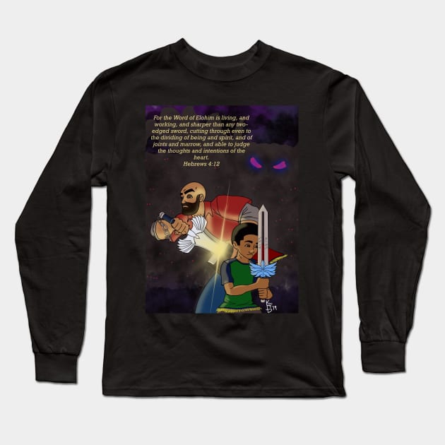 Sword of the spirit Long Sleeve T-Shirt by RhinoChild